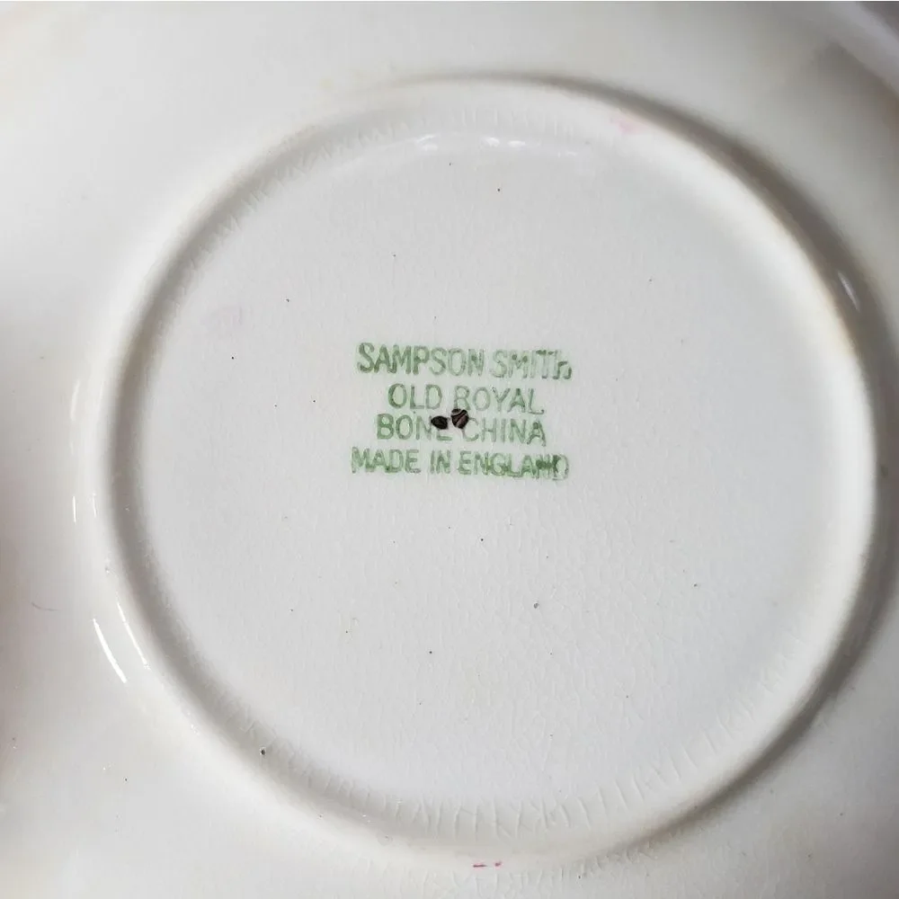 Sampson Smith Old Royal Bone China Cup & Saucer